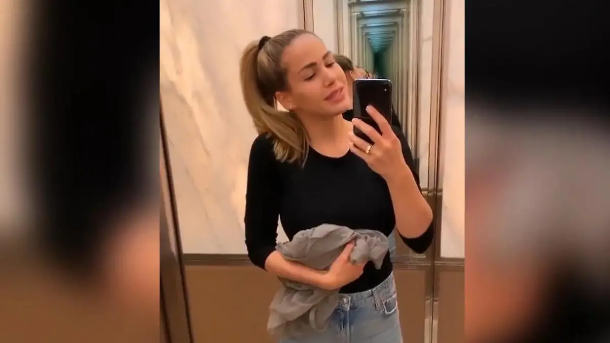 Erster Urlaub zu dritt mit ihrem Söhnchen Angelina Pannek und Sebastian Pannek