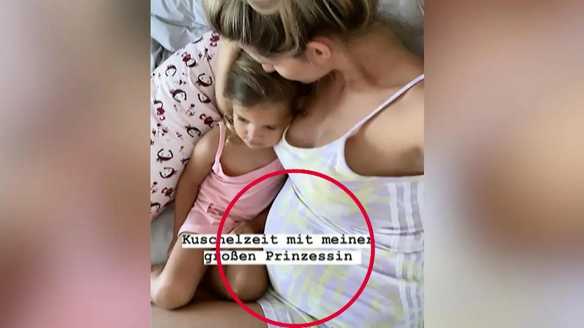 Sarah Harrison zeigt ihren Bauch nach der Geburt von Kyla After-Baby-Body