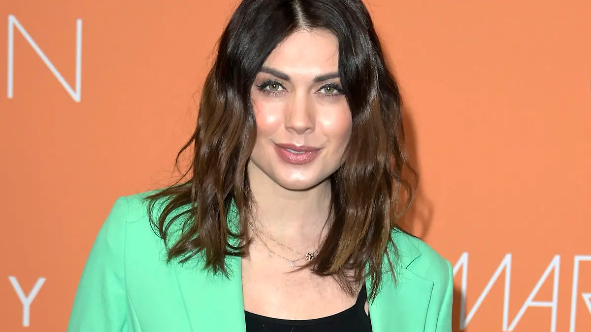 Ira Meindl bei der Marc Cain Fashion Show auf der Berlin Fashion Week Autumn/Winter 2023 in der Haupthalle vom Flughafen Tempelhof. Berlin, 18.01.2023
