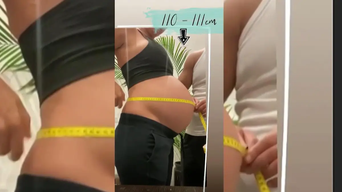 Model Fiona Erdmann hat mal nachgemessen! Wie groß ist Fiona Erdmann Babybauch