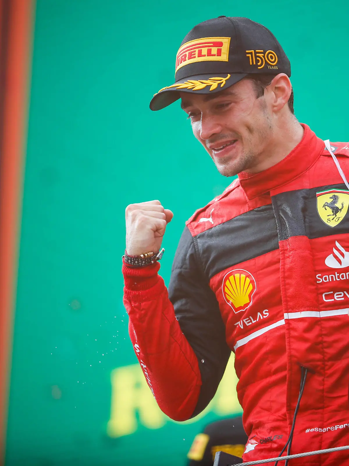 podium LECLERC Charles mco, Scuderia Ferrari F1-75, portrait during the Formula 1 Rolex Grosser Preis Von Osterreich 2022, 2022 Austrian Grand Prix, 11th round of the 2022 FIA Formula One World Championship, WM, Weltmeisterschaft from July 8 to 10, 2022 on the Red Bull Ring, in Spielberg, Austria - F1 - AUSTRIAN GRAND PRIX 2022 - RACE DPPI/Panoramic PUBLICATIONxNOTxINxFRAxITAxBEL 00122027__V2_3829 