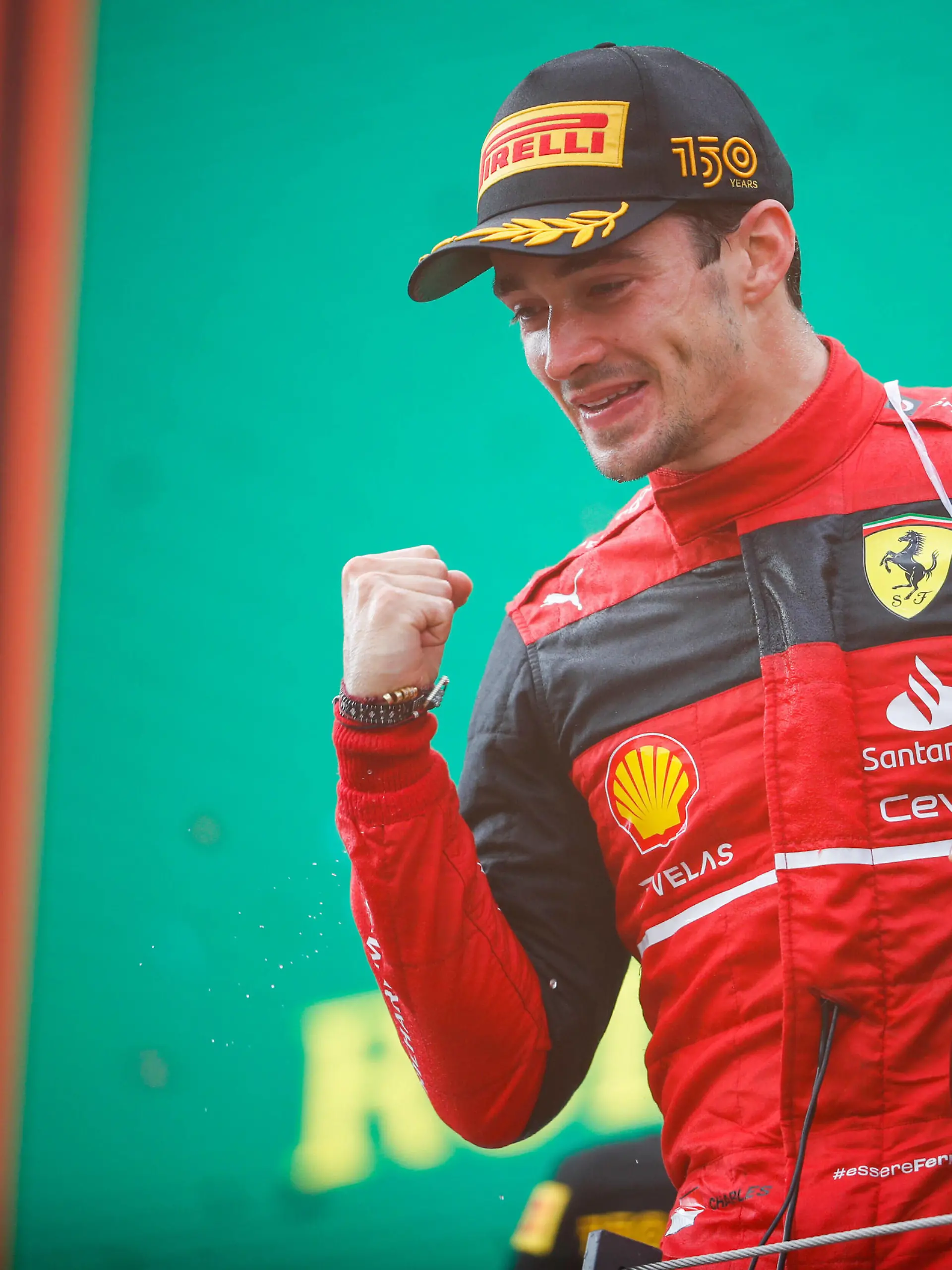 podium LECLERC Charles mco, Scuderia Ferrari F1-75, portrait during the Formula 1 Rolex Grosser Preis Von Osterreich 2022, 2022 Austrian Grand Prix, 11th round of the 2022 FIA Formula One World Championship, WM, Weltmeisterschaft from July 8 to 10, 2022 on the Red Bull Ring, in Spielberg, Austria - F1 - AUSTRIAN GRAND PRIX 2022 - RACE DPPI/Panoramic PUBLICATIONxNOTxINxFRAxITAxBEL 00122027__V2_3829 