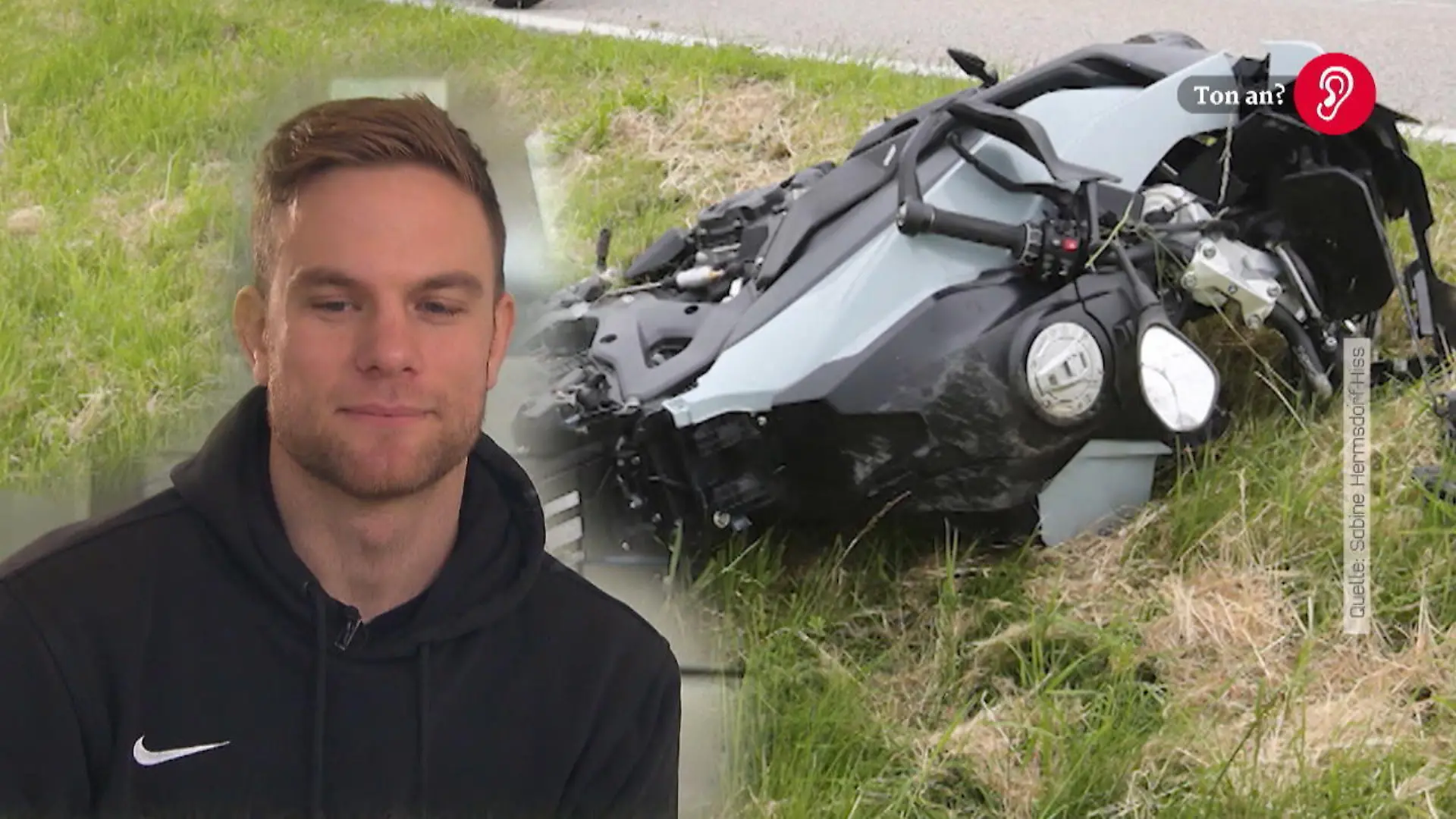 So erleben die Ersthelfer seinen schlimmen Unfall Bachelor Sebastian Preuss verunglückt