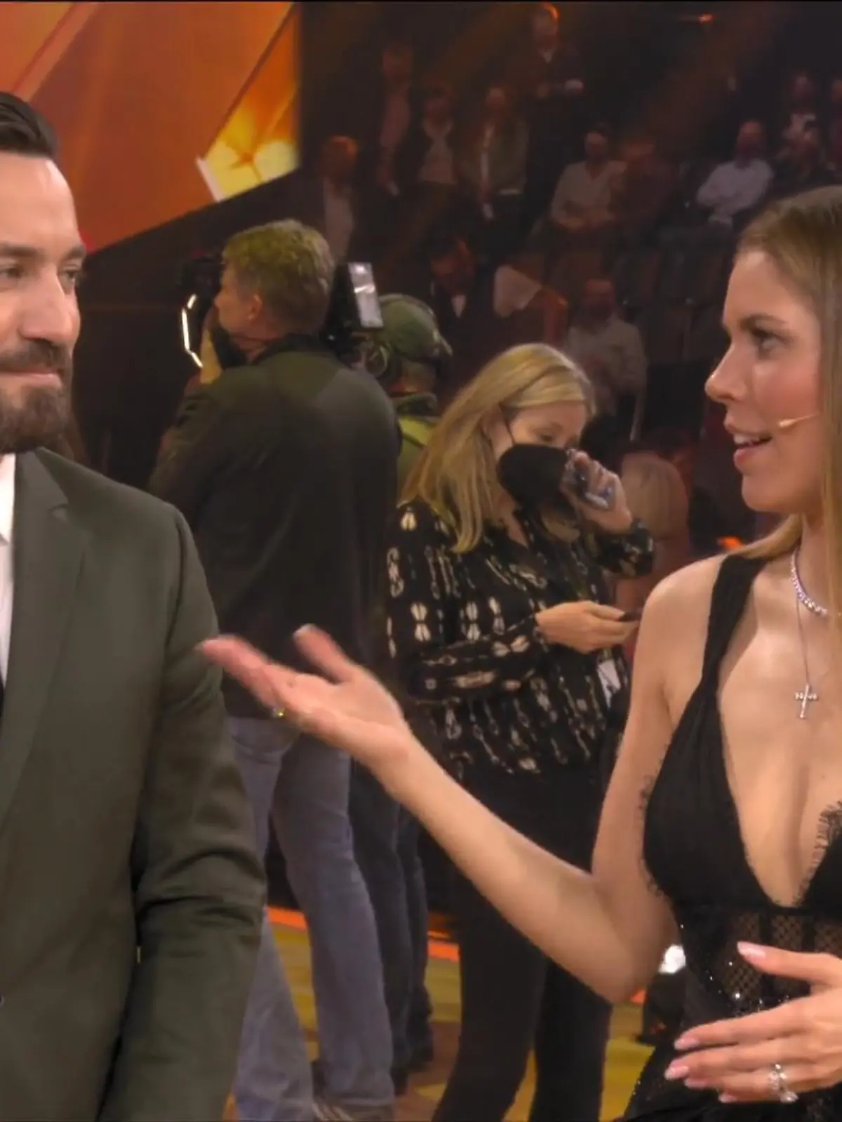 Bild zu: "Victoria Swarovski vergibt Punkte für Jan Köppen"