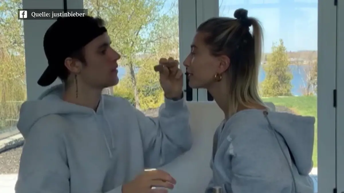 Justin Bieber schminkt seine Hailey! Schmink-Challenge bei den Biebers!