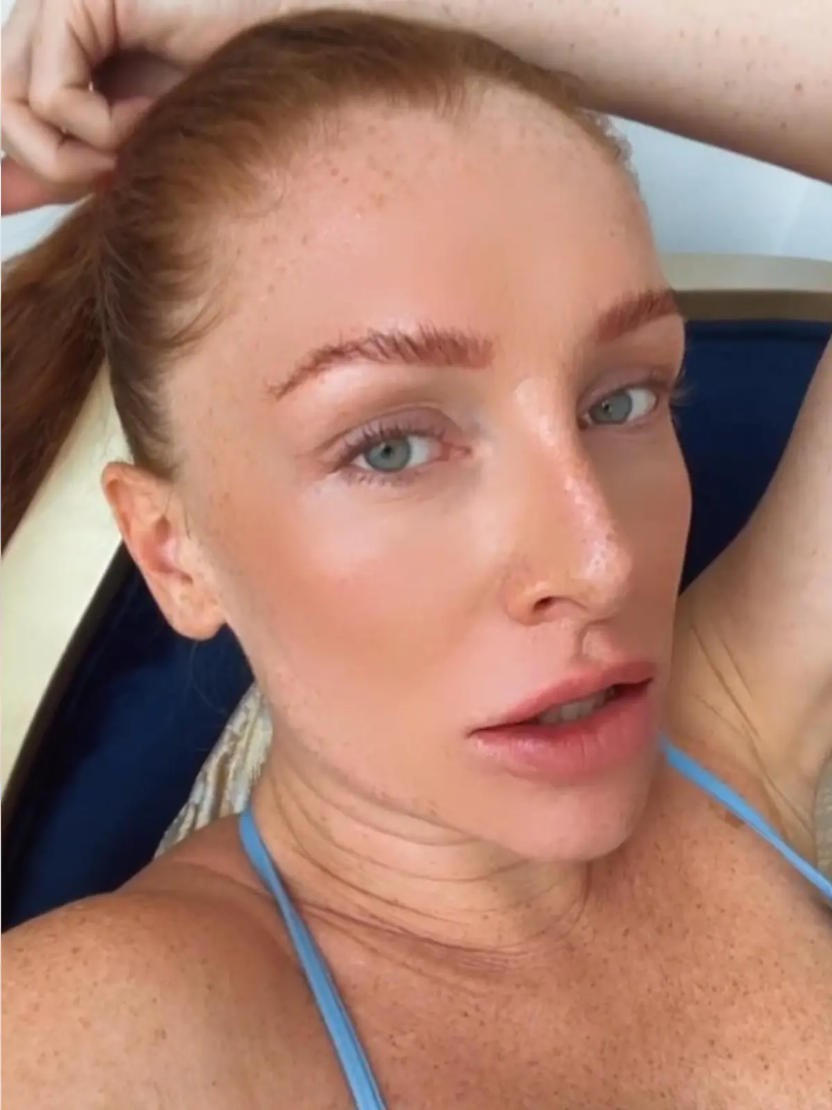 Georgina Fleur bei einer Insta-Fragerunde im Juli 2023