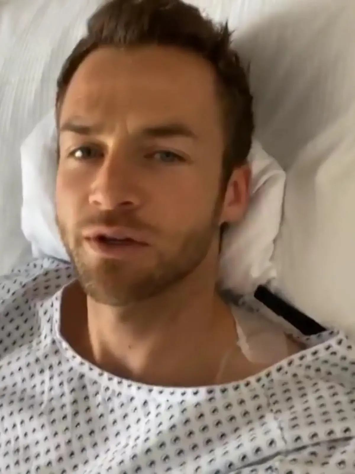 Bild zu: "Philipp Stehler nach Darm-OP auf Intensivstation"