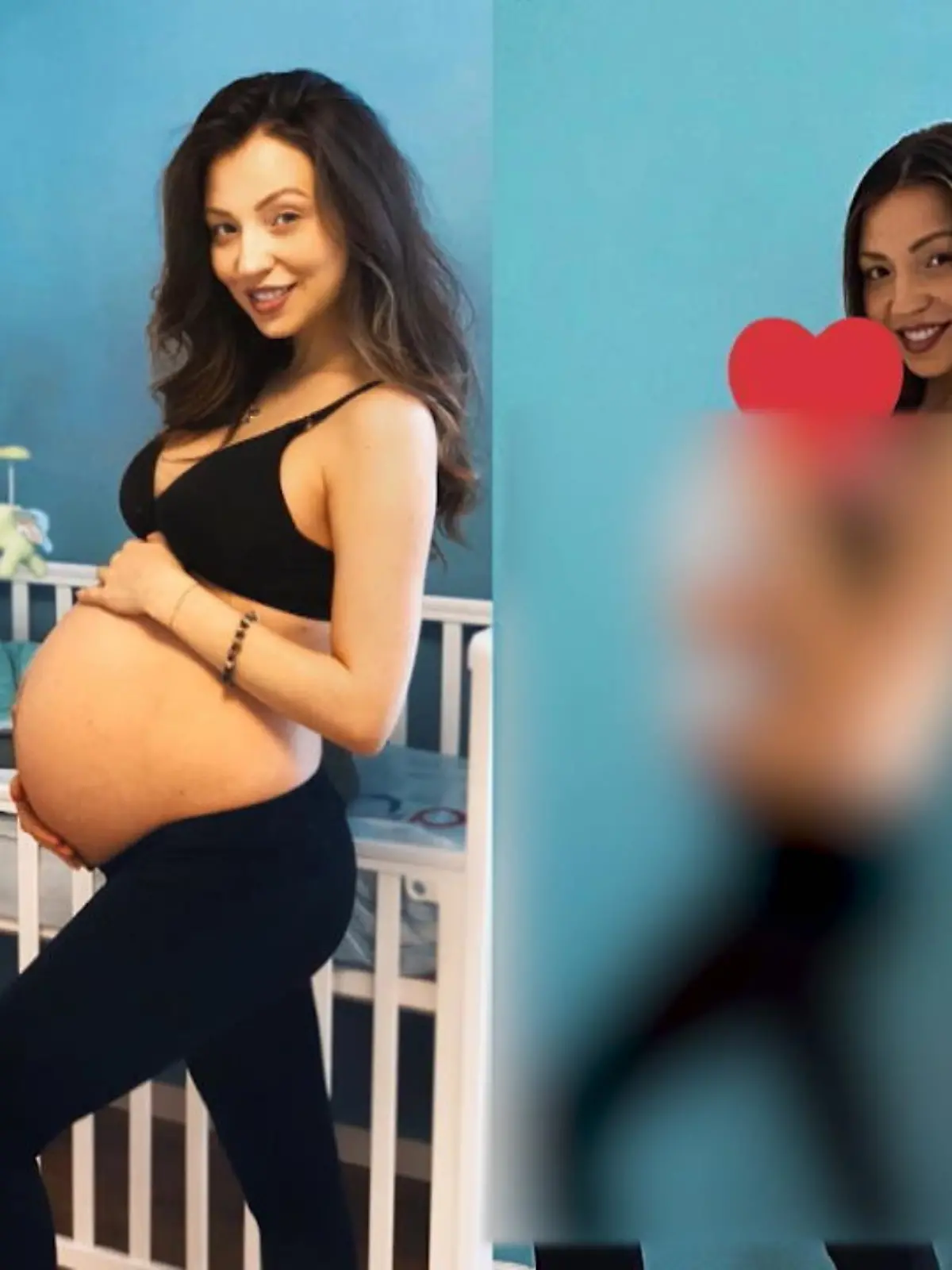 Bild zu: "Kurz nach Geburt: Kristina Yantsen zeigt ihren Afterbabybody"