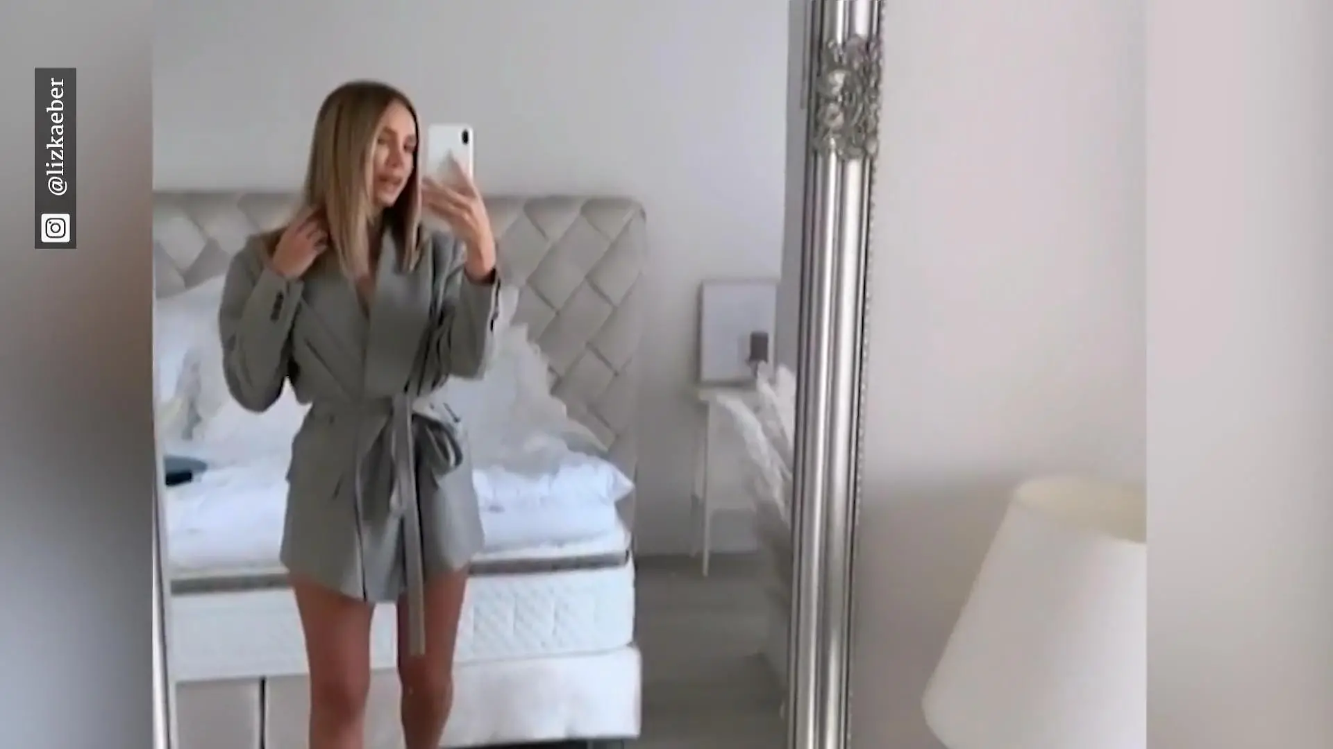 10 cm ab! Liz Kaeber schneidet sich selbst die Haare kurz Liz Kaeber: Aus Wallemähne wird Longbob