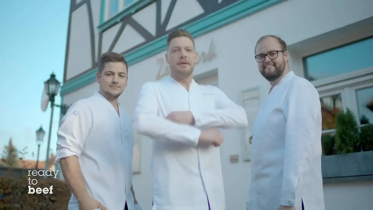 Das ist Robin Pietsch mit seinem Team Sie treten bei "ready to beef!" an