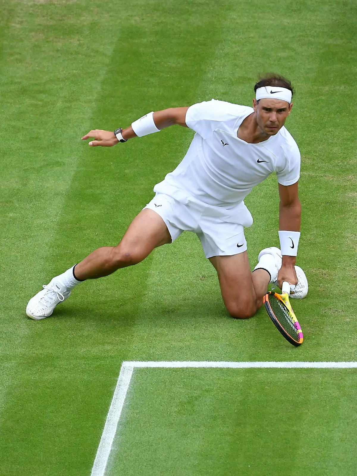  Rafael Nadal Esp TENNIS : Wimbledon 2022 : 06/07/2022 AntoineCouvercelle/Panoramic PUBLICATIONxNOTxINxFRAxITAxBEL