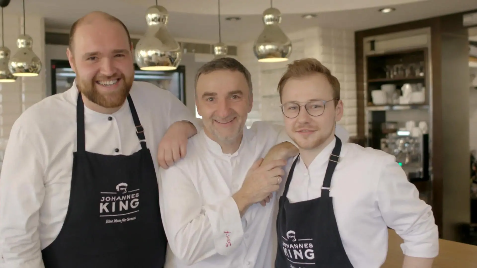 Das ist Johannes King mit seinem Team Sie treten bei "Ready to beef!" an