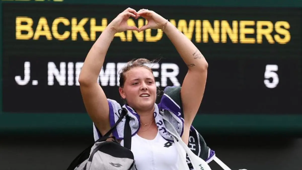 Jule Niemeier ist glücklich trotz Wimbledon-Aus.