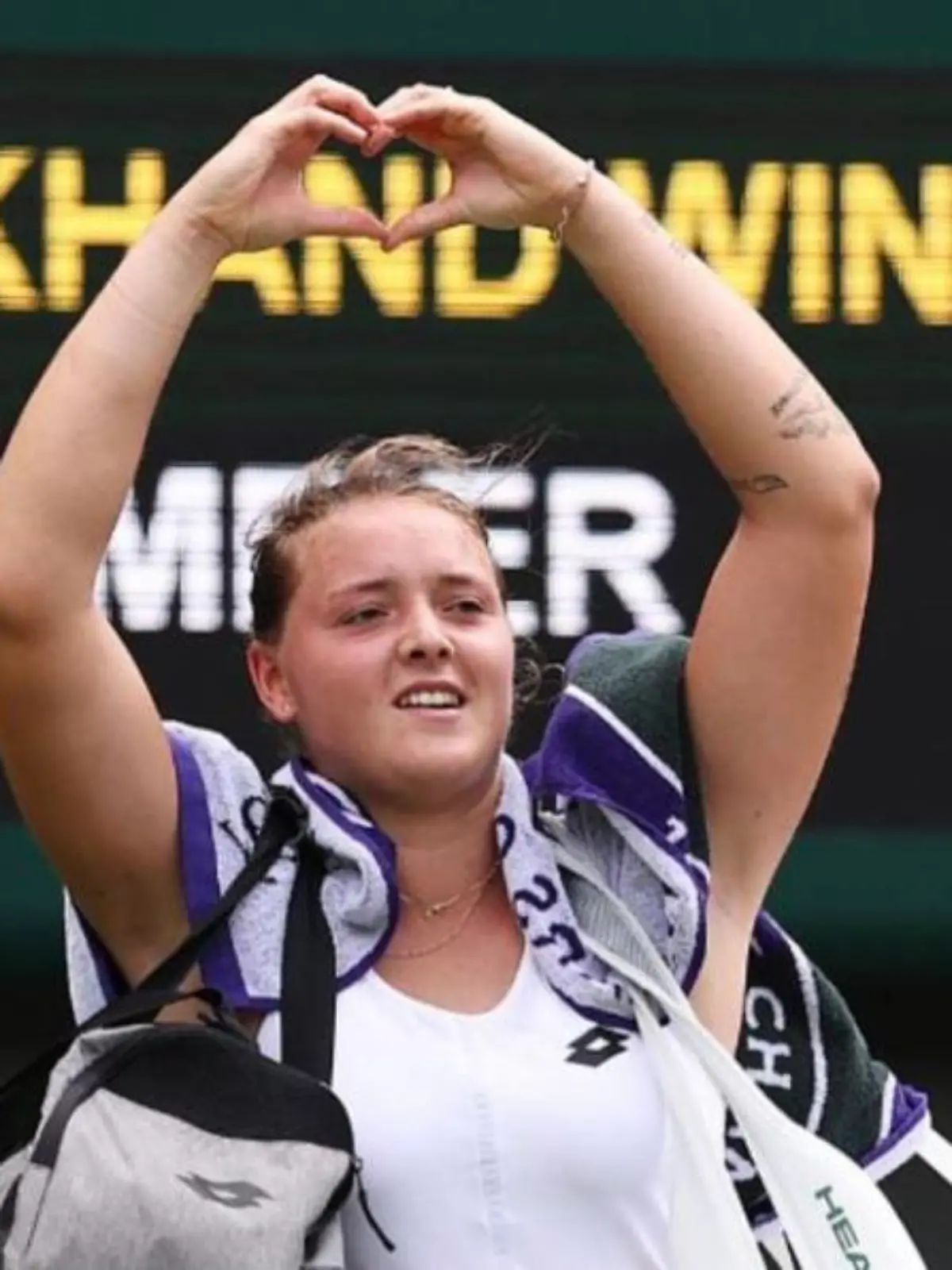 Jule Niemeier ist glücklich trotz Wimbledon-Aus.