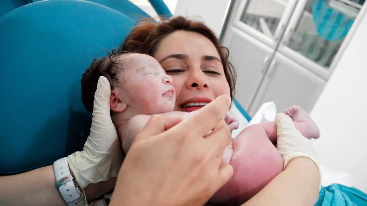 Newborn and Mother in hospital