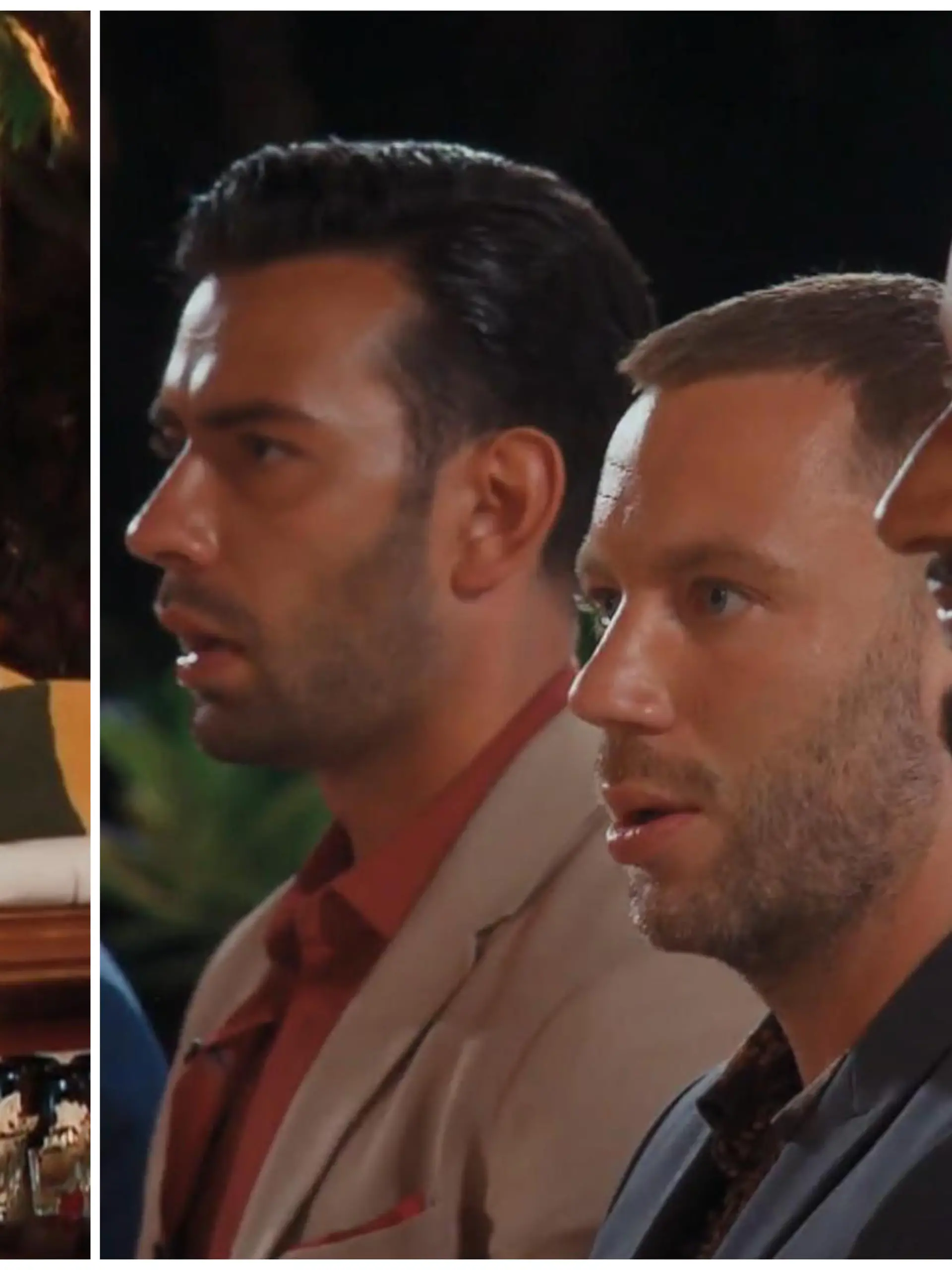 Die Bachelorette zeigt den Männern, dass sie eine Glatze hat.
