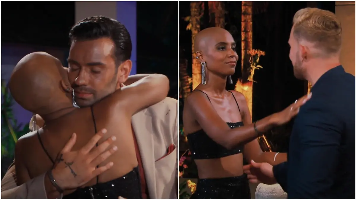 Stas und Hannes müssen sich in der fünften Bachelorette-Woche von Sharon verabschieden