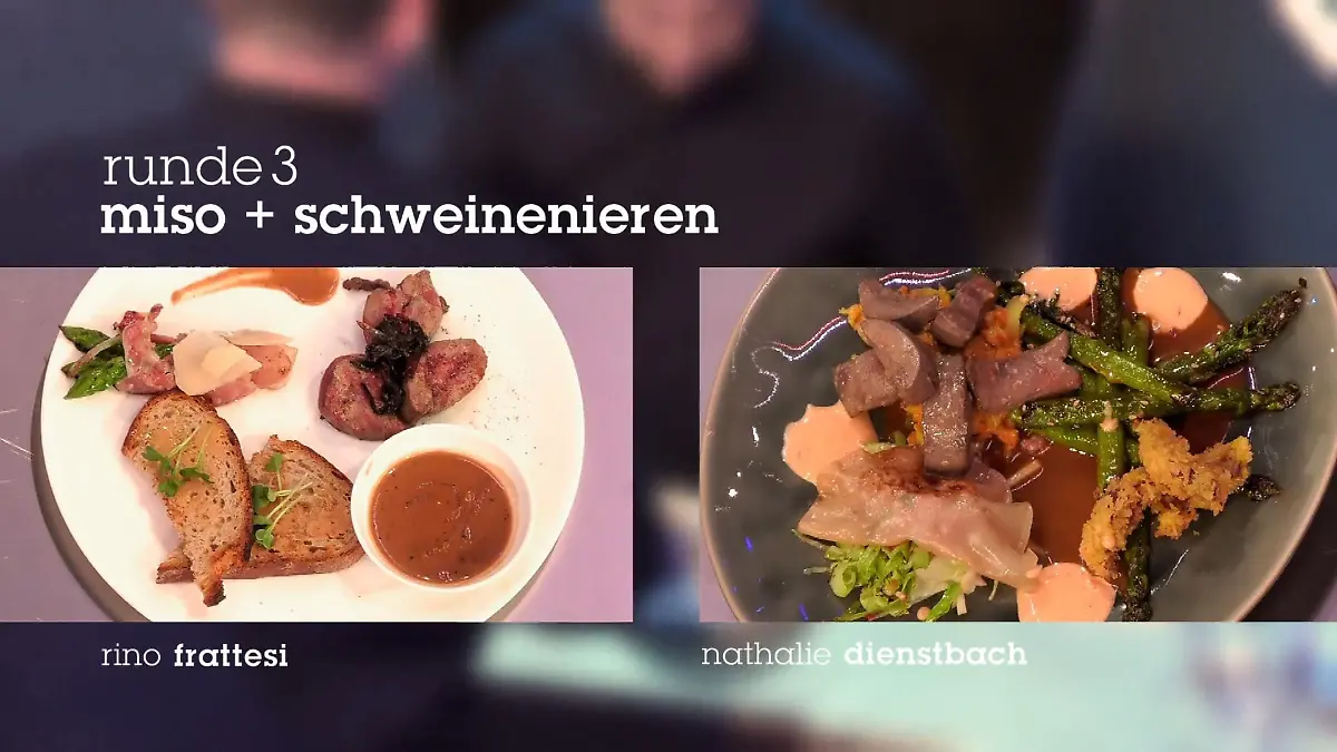 Runde 3 hat einen klaren Gewinner Schweinenieren und Miso