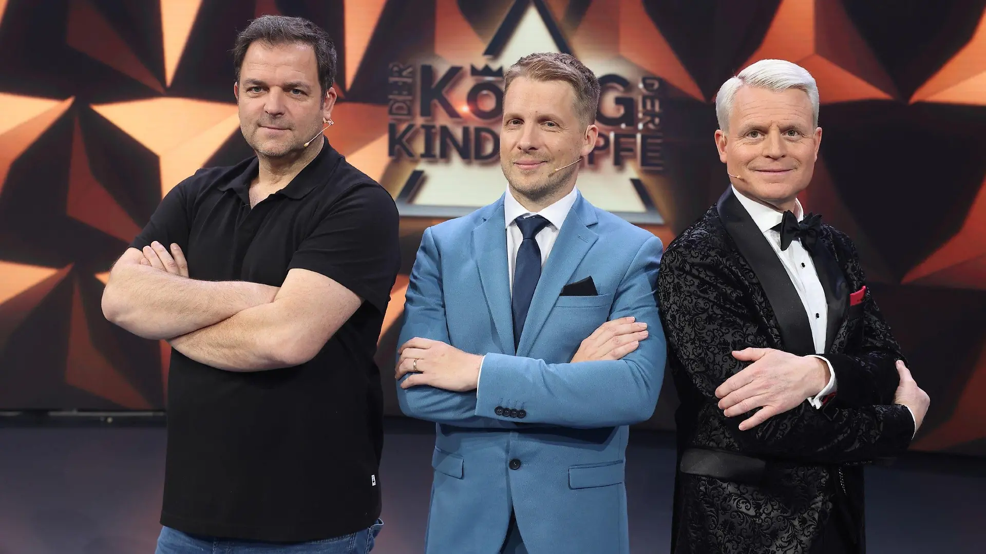 V.l.: Martin Rütter, Oliver Pocher und Guido Cantz (Archivfoto) 

Die Verwendung des sendungsbezogenen Materials ist nur mit dem Hinweis und Verlinkung auf RTL+ gestattet.