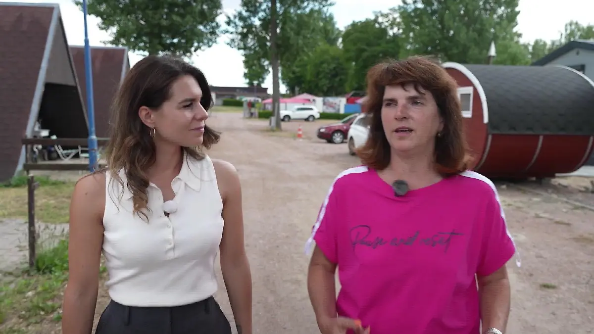 Campingplatzbesitzerin Doreen Hauke spürt wachsende Nachfrage nach Parzellen.