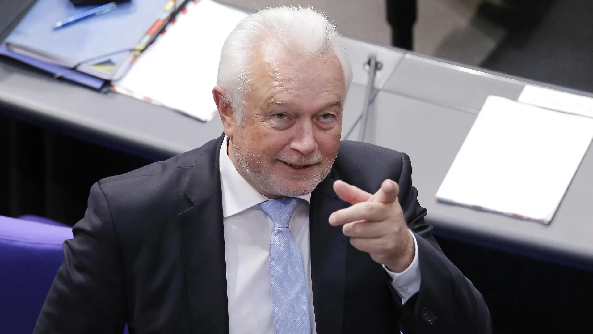Wolfgang Kubicki, FDP, Deutschland, Berlin, Deutscher Bundestag. Konstituierende Sitzung des neugewählten Deutschen Bundestages / Teilnahme BPr Steinmeier und BK in Merkel, 24.10.2017 *** Wolfgang Kubicki FDP Germany Berlin German Bundestag Constituent Meeting the newly elected German Bundestag Participation BPR Stein Meier and BK in Merkel 24 10 2017