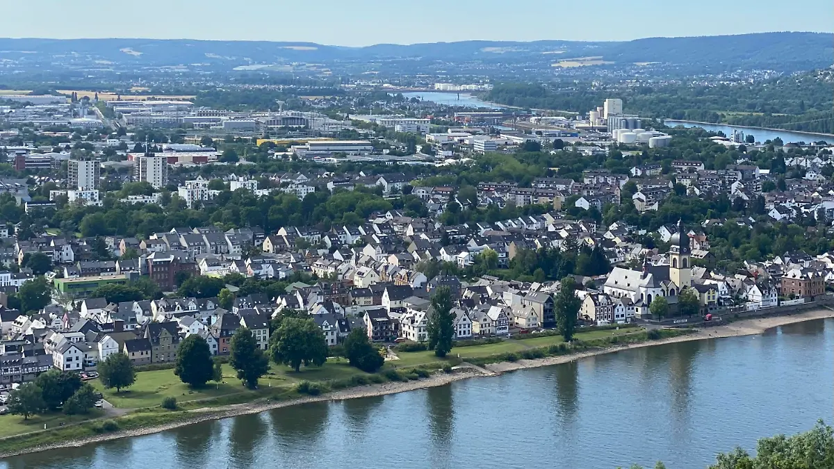Blick auf Koblenz