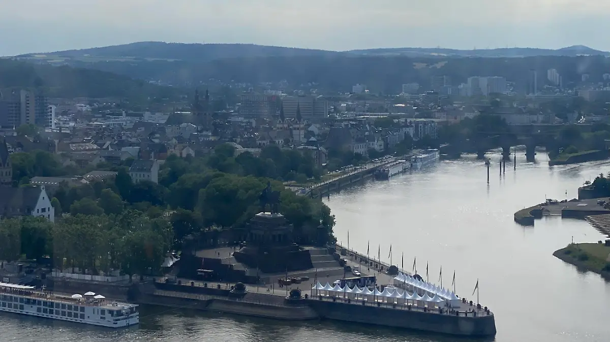 Deutsches Eck in Koblenz