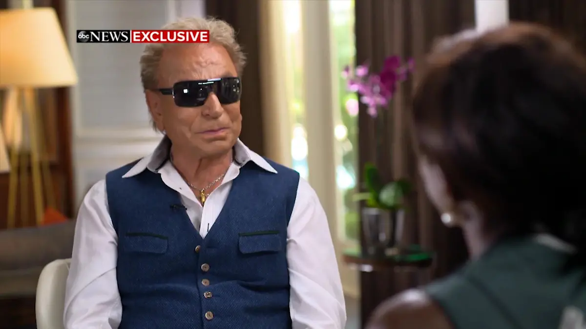 Siegfried spricht  erstmals über die Tiger-Attacke Magier Roy überlebte nur knapp