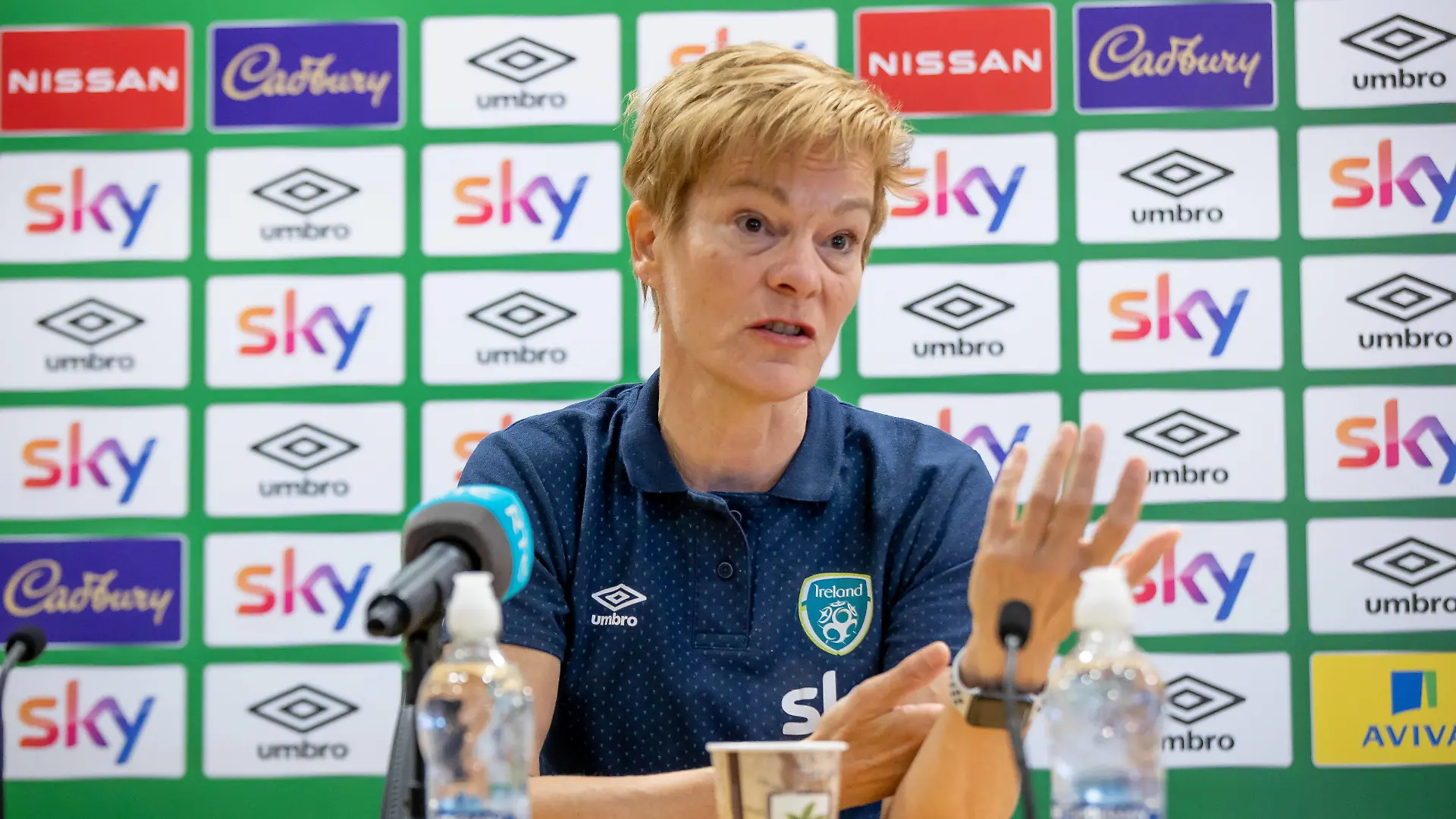 Republic of Ireland WNT Squad Announcement, FAI HQ, Abbotstown, Dublin 15/6/2022 Manager Vera Pauw Vera Pauw 15/6/2022 PUBLICATIONxNOTxINxUKxIRLxFRAxNZL Copyright: x INPHO/MorganxTreacyx AZ0I8009