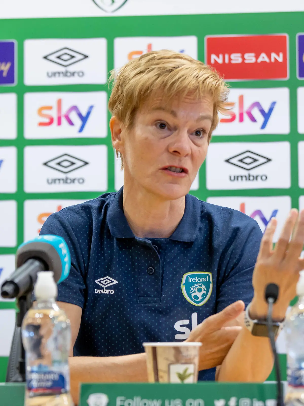  Republic of Ireland WNT Squad Announcement, FAI HQ, Abbotstown, Dublin 15/6/2022 Manager Vera Pauw Vera Pauw 15/6/2022 PUBLICATIONxNOTxINxUKxIRLxFRAxNZL Copyright: x INPHO/MorganxTreacyx AZ0I8009