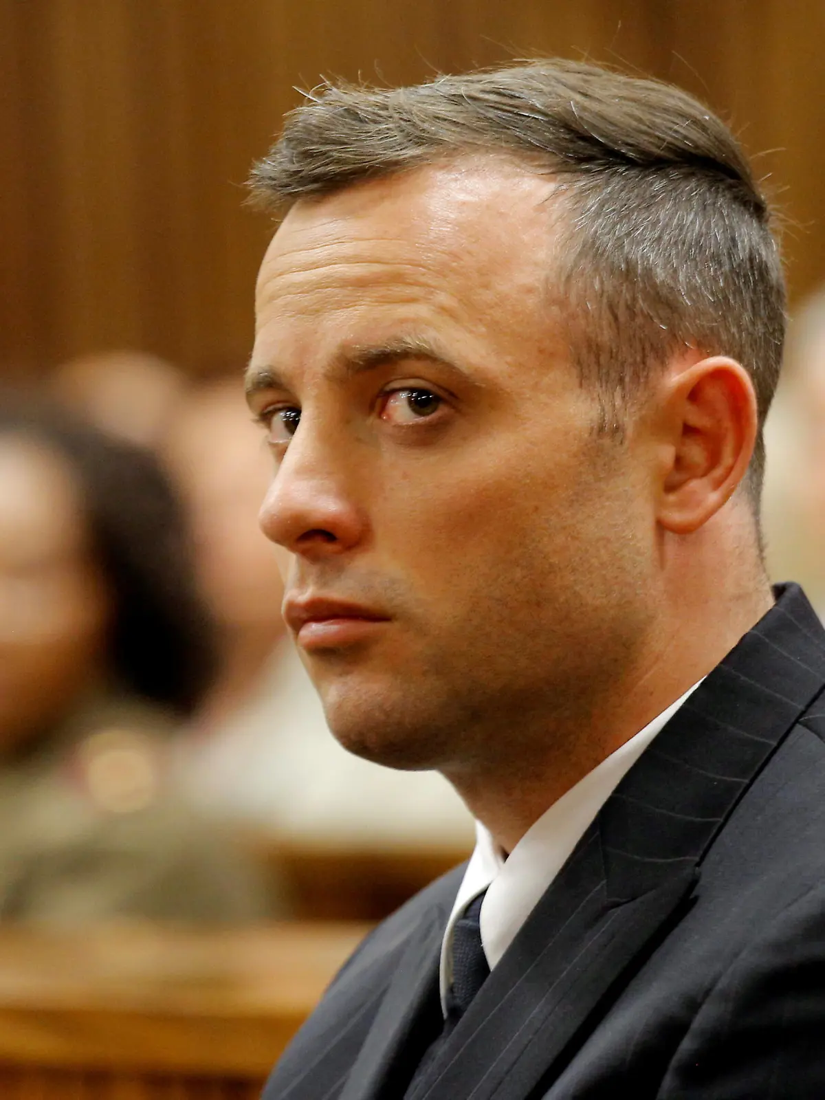 FILE PHOTO: Former Paralympian Oscar Pistorius appears for sentencing for the murder of Reeva Steenkamp at the Pretoria High Court, South Africa June 14, 2016. REUTERS/Kim Ludbrook/Pool/File Photo
