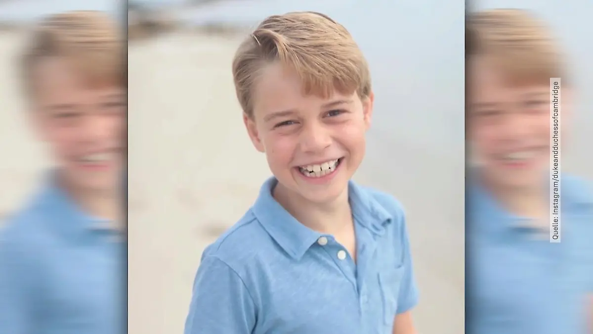 Neues Geburtstags-Foto zeigt ihn ganz privat Prinz George wird 9