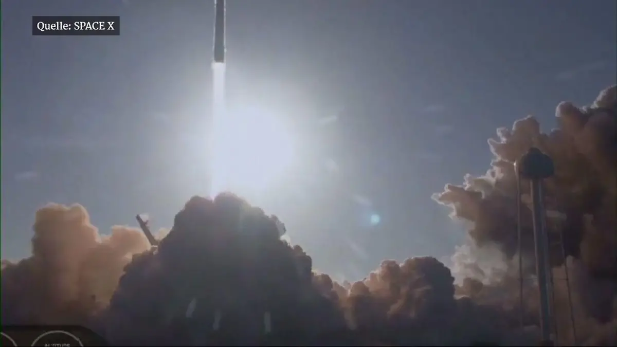 Falcon Heavy gestartet Erster kommerzieller Flug