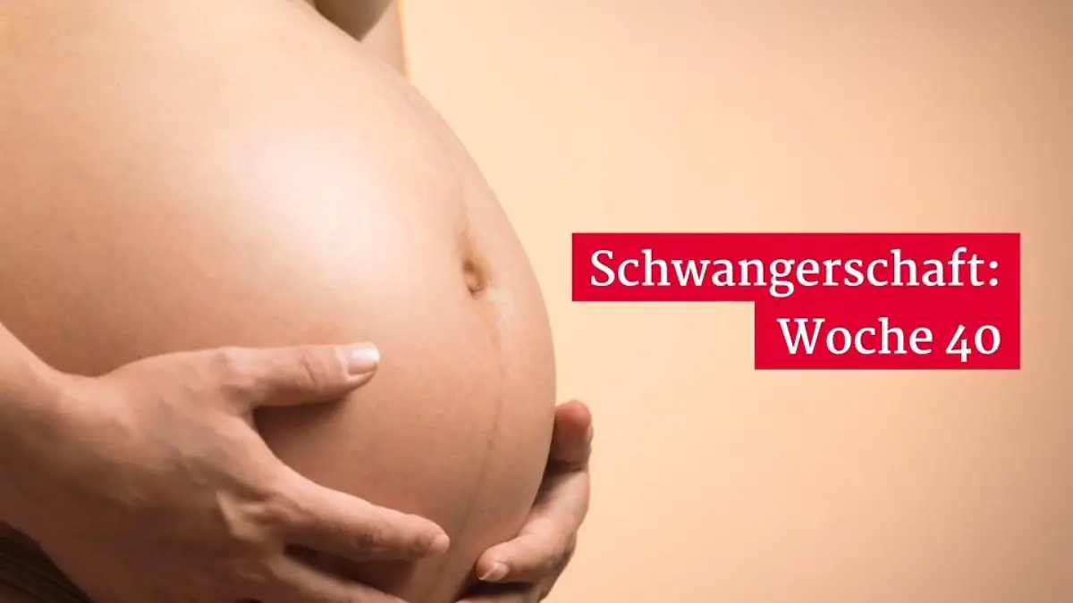 So entwickelt sich das Baby in SSW 40 Schwangerschaftswoche 40