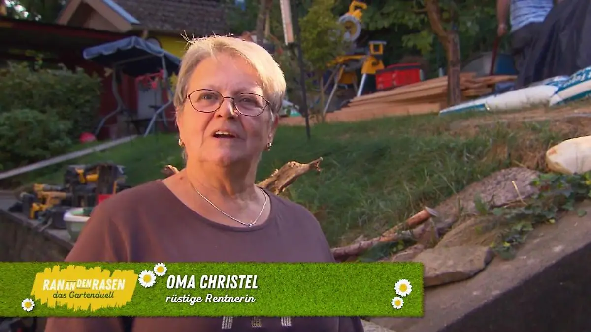 "Ich hab' keinen Muskelkater, gar nichts!" Oma Christel packt an