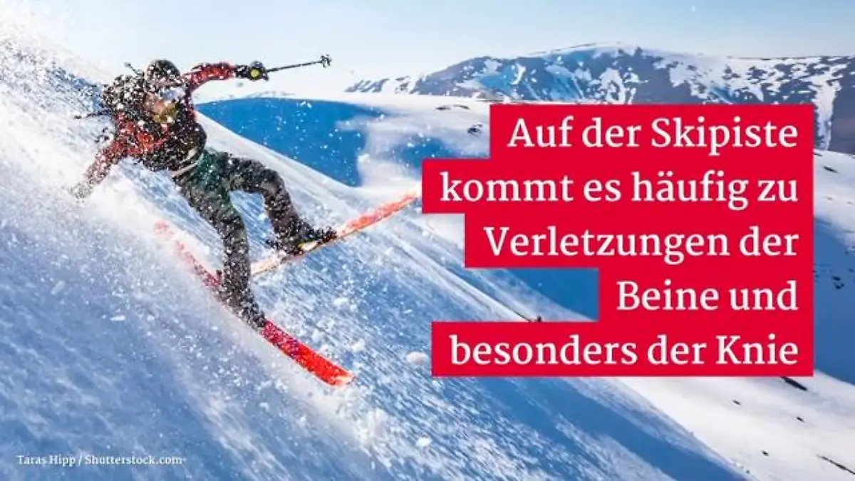 Skiverletzungen - so können sie vermieden werden Vorsicht im Skiurlaub