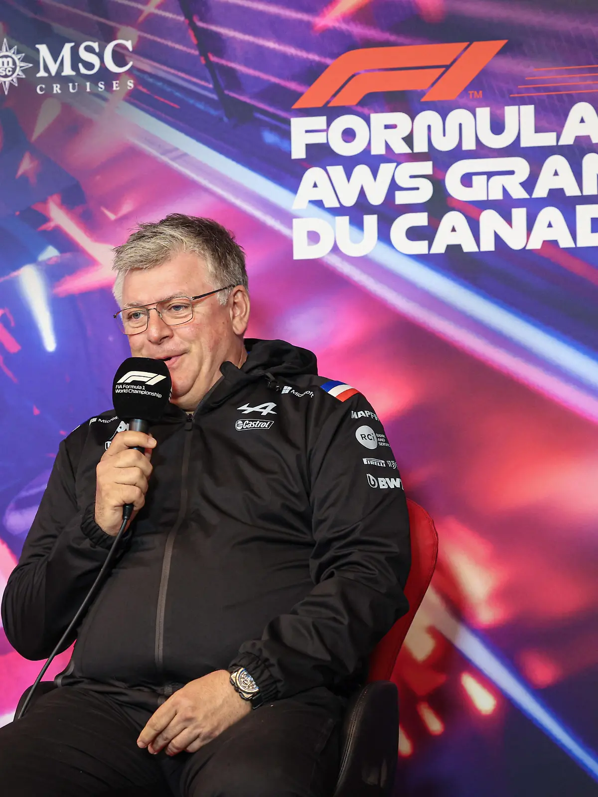  SZAFNAUER Otmar, Team Principal of Alpine F1 Team, portrait during the Formula 1 AWS Grand Prix du Canada 2022, 9th round of the 2022 FIA Formula One World Championship, WM, Weltmeisterschaft on the Circuit Gilles Villeneuve, from June 17 to 19, 2022 in Montreal, Canada - F1 - CANADIAN GRAND PRIX 2022 DPPI/Panoramic PUBLICATIONxNOTxINxFRAxITAxBEL G00D0444