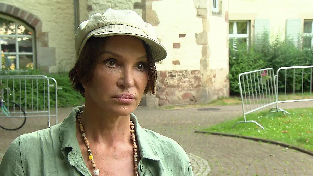 Schauspielerin Anouschka Renzi bei den Hersfelder Festspielen.