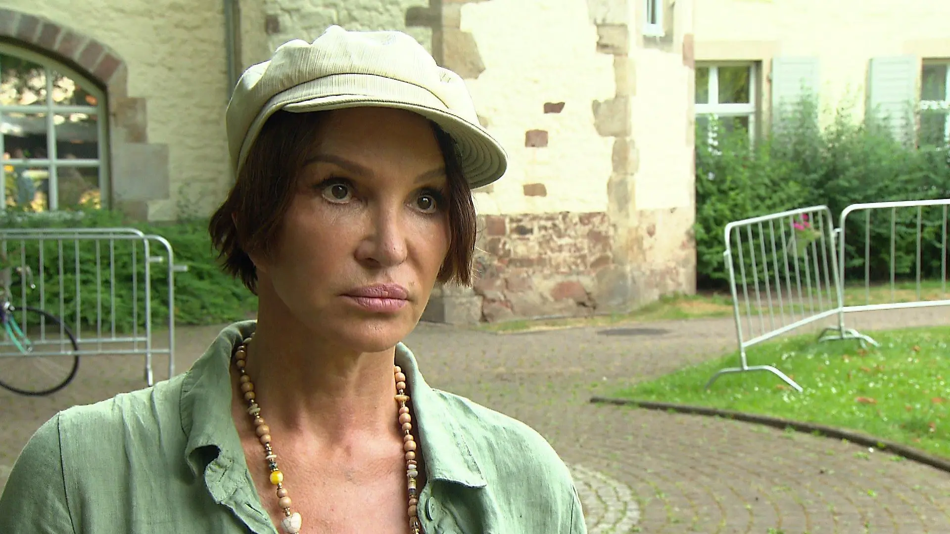Schauspielerin Anouschka Renzi bei den Hersfelder Festspielen.