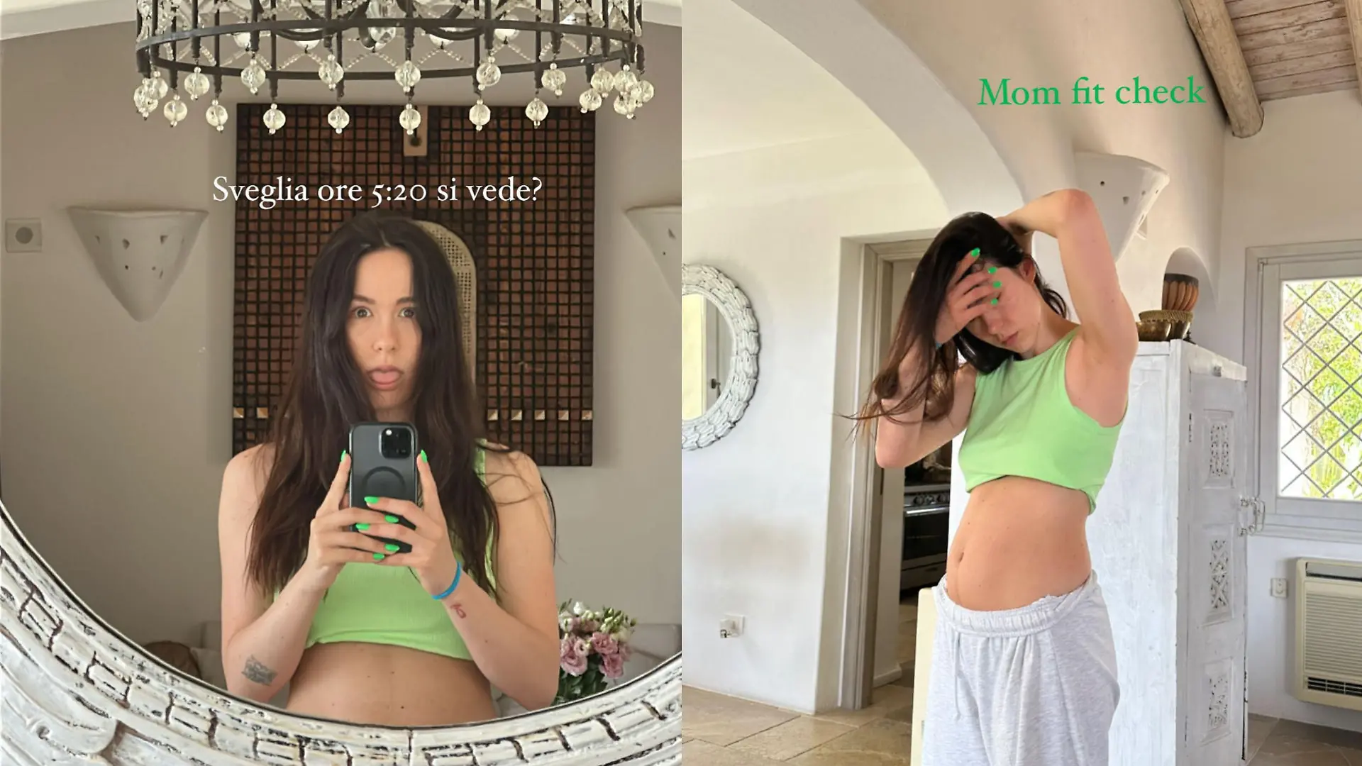 Aurora Ramazzotti präsentiert After-Baby-Body
