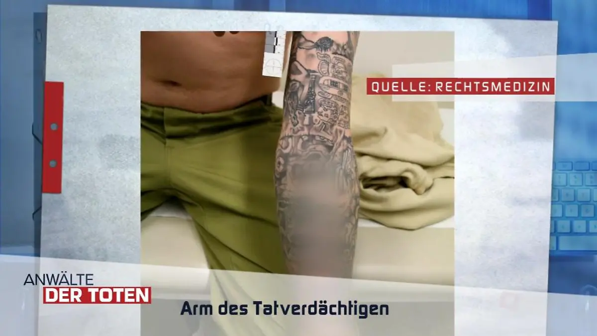 Tätowierte sich Lillys Ex zur Spurenverwischung? Überdeckung einer Bissspur