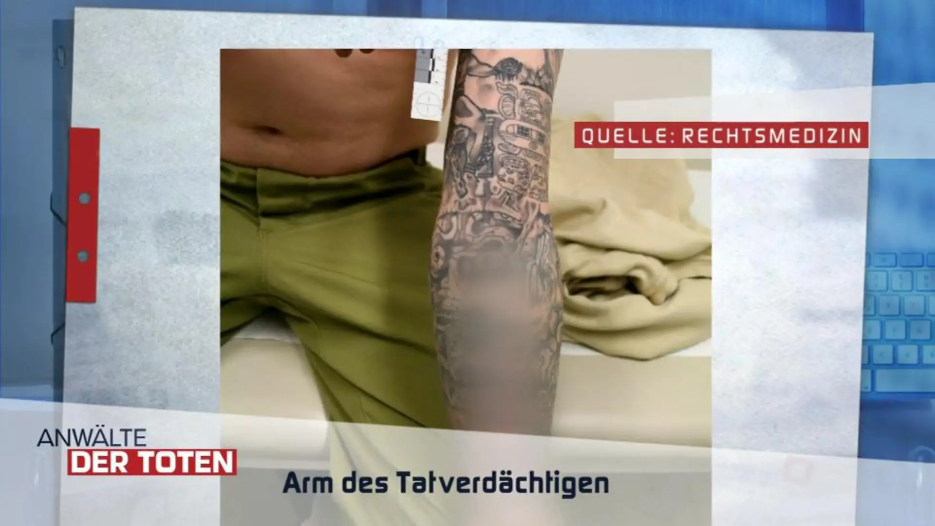 Tätowierte sich Lillys Ex zur Spurenverwischung? Überdeckung einer Bissspur