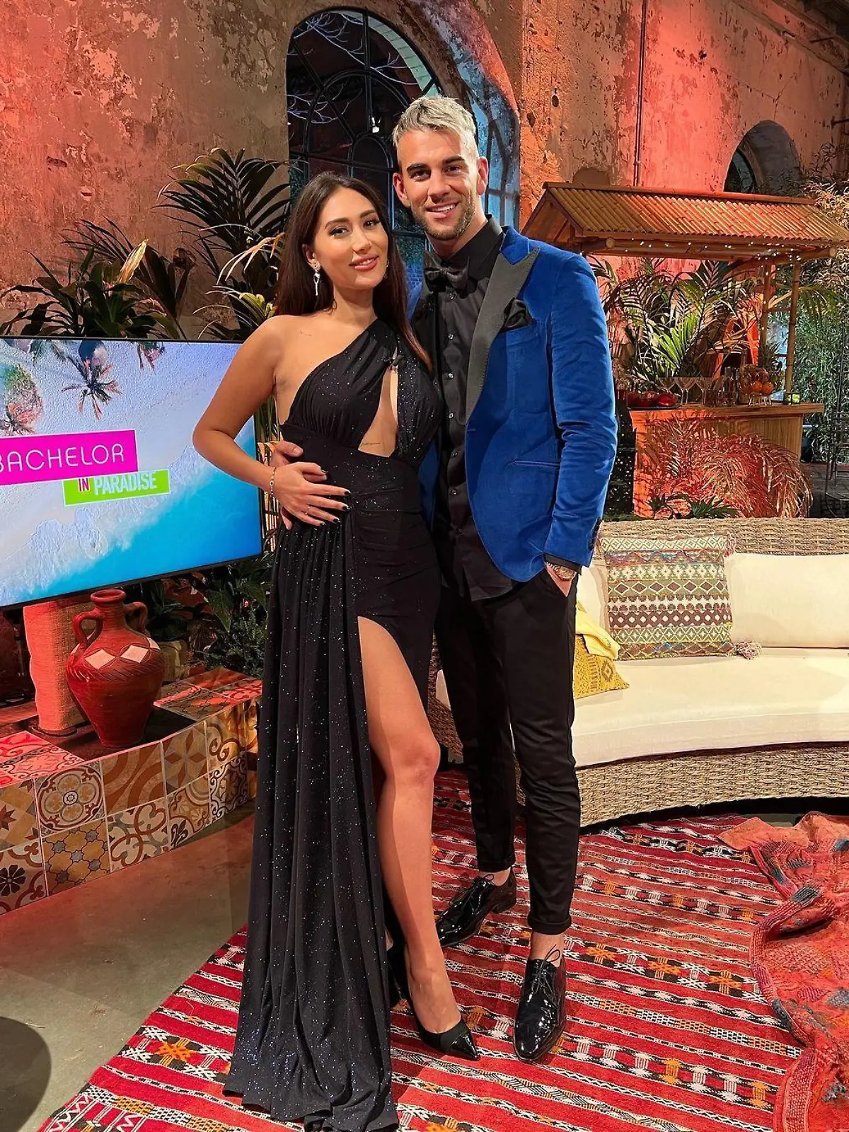 Samira Yavuz und ihr mittleriweile Ex-Freund Serkan Yavuz beim großen Wiedersehen von „Bachelor in Paradise” 
