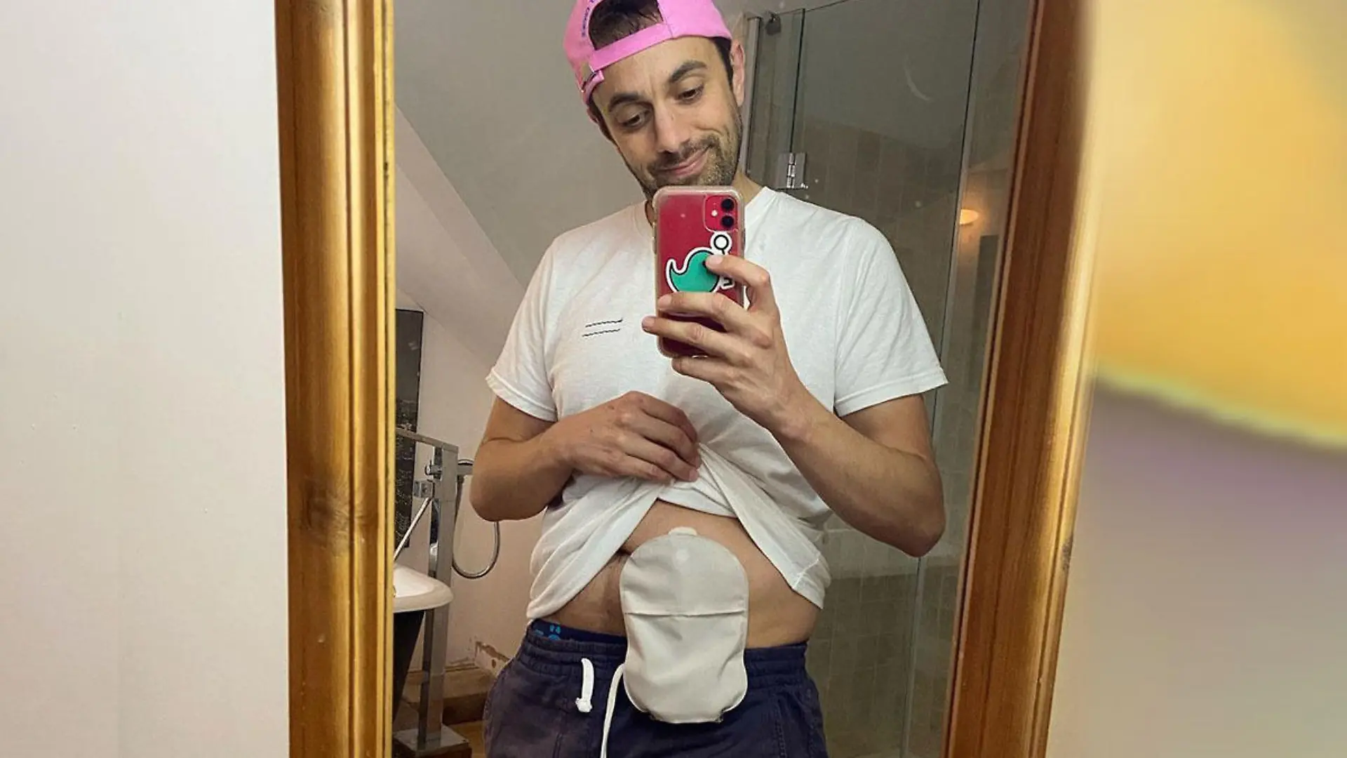 Nick macht Selfie
