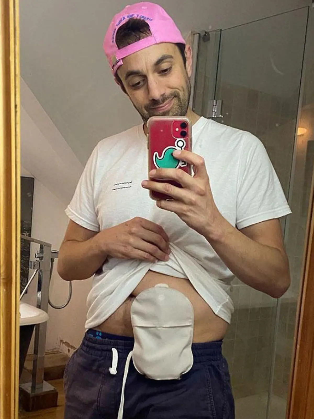 Nick macht Selfie