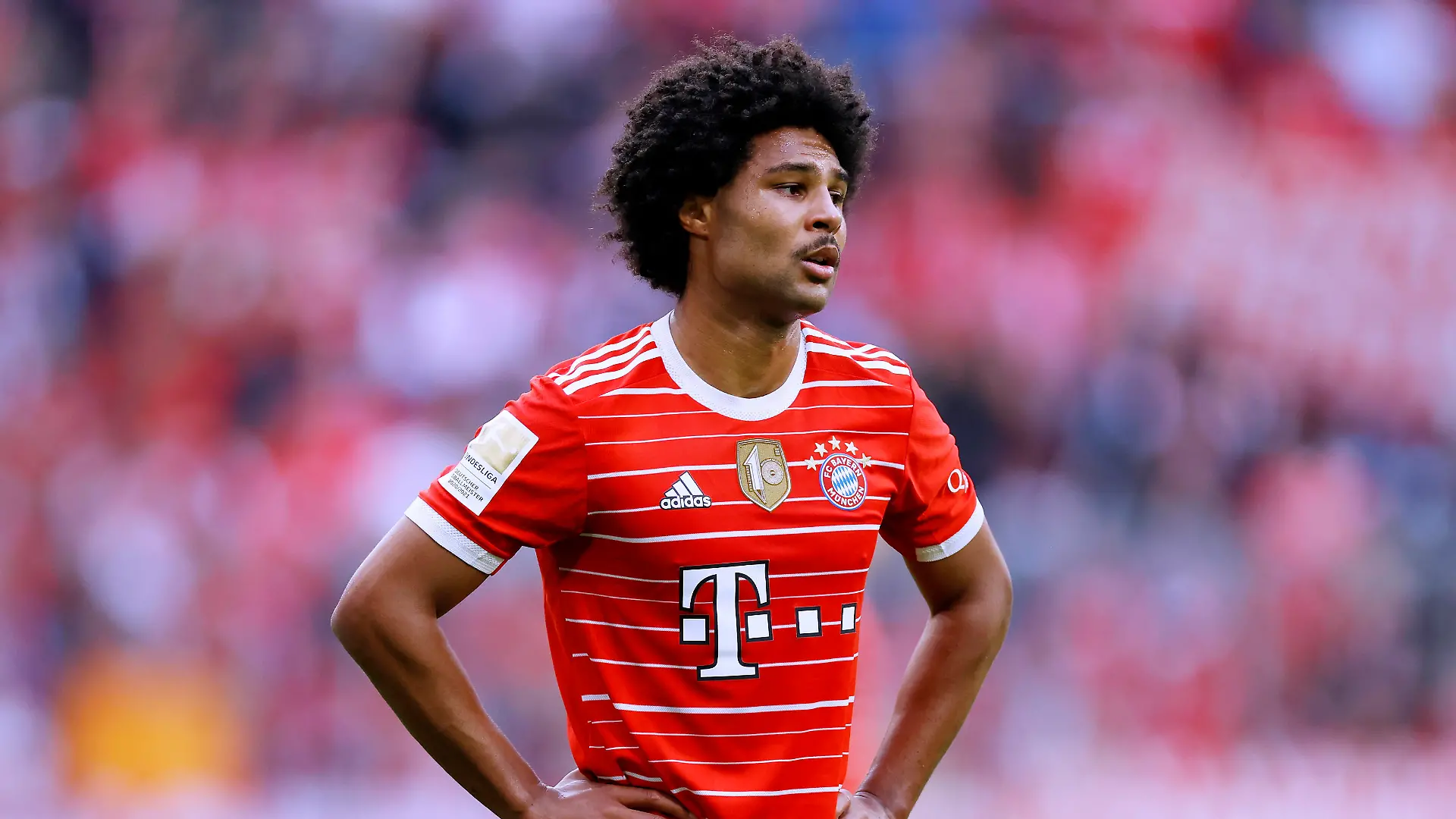 GNABRY Serge Team FC Bayern Muenchen Spiel FC Bayern Muenchen - VfB Stuttgart 2 : 2 Deutscher Meister FC Bayern Muenchen in der Allianz Arena am 08.05.2022 DFL REGULATIONS PROHIBIT ANY USE OF PHOTOGRAPHS as IMAGE SEQUENCES and/or QUASI-VIDEO *** GNABRY Serge Team FC Bayern Muenchen Match FC Bayern Muenchen VfB Stuttgart 2 2 German Champion FC Bayern Muenchen in Allianz Arena on 08 05 2022 DFL REGULATIONS PROHIBIT ANY USE OF PHOTOGRAPHS as IMAGE SEQUENCES and or QUASI VIDEO Copyright: xLacixPerenyix