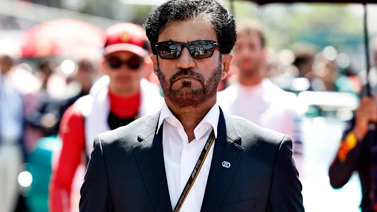 Formula One F1 - Azerbaijan Grand Prix - Baku City Circuit, Baku, Azerbaijan - June 12, 2022 FIA president Mohammed Ben Sulayem on the grid before the race REUTERS/Hamad I Mohammed/Pool