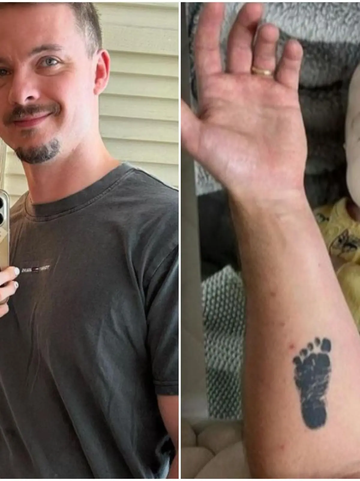HealthyMandy und FitnessOskar haben sich ein Tattoo für ihren Sohn Rio stechen lassen.