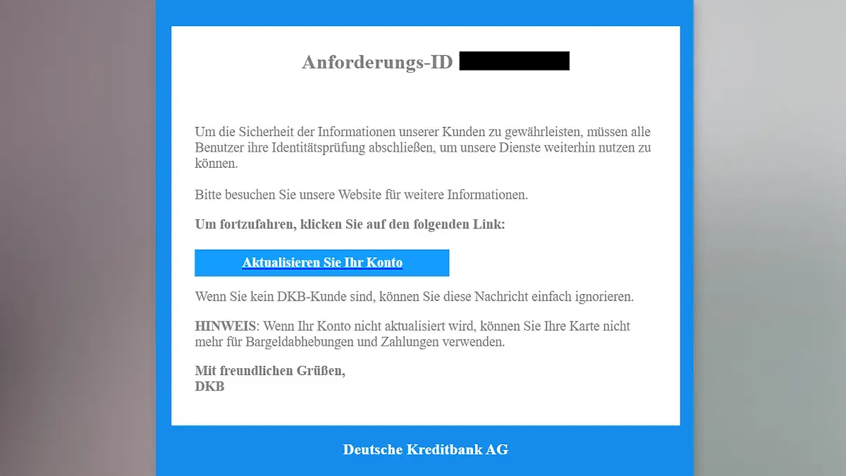 Phishing-Radar der Verbraucherzentrale NRW