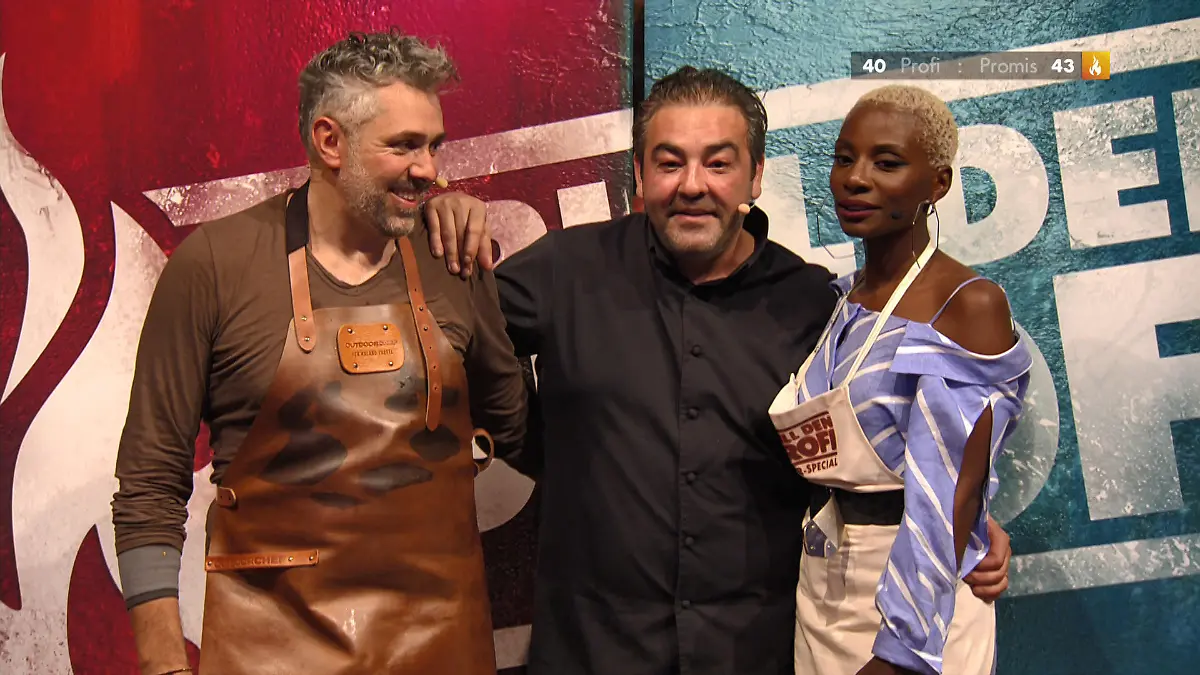 Hammer-Wertung für Roland und Nikeata Viel Jury-Lob für Trettl und Thompson